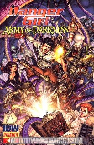 Danger Girl And The Army Of Darkness #1 Cover C Regular Nick Bradshaw Cover