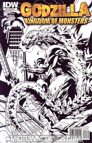 Godzilla Kingdom Of Monsters #2 Cover D Incentive Phil Hester Sketch Cover