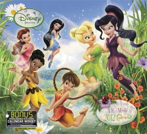 Disney Fairies 2012 12x11-Inch Wall Calendar