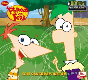 Phineas And Ferb 2012 12x11-Inch Wall Calendar