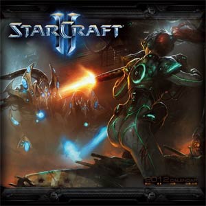 Starcraft II 2012 12x12-Inch Wall Calendar