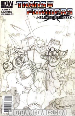 Transformers Heart Of Darkness #2 Incentive Ulises Farinas Sketch Cover