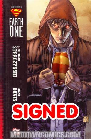 Superman Earth One Vol 1 HC Signed By Shane Davis