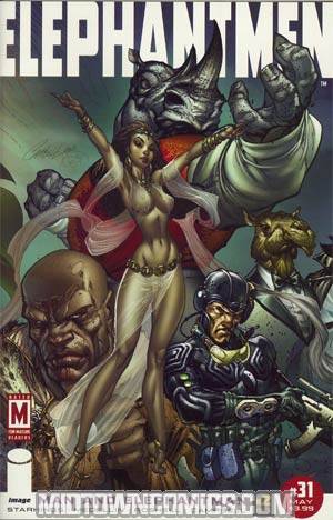 Elephantmen #31 Cover B Incentive J Scott Campbell Variant Cover