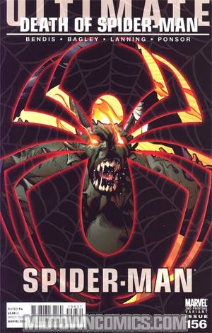 Ultimate Comics Spider-Man #156 Cover C 2nd Ptg Variant Cover (Death Of Spider-Man Part 1)