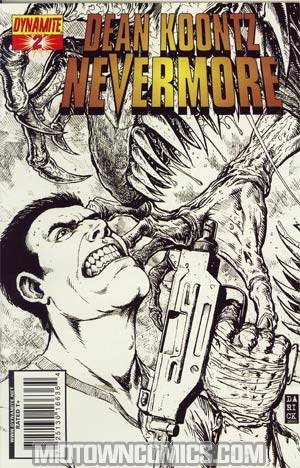 Dean Koontzs Nevermore #2 Incentive Darick Robertson Sketch Cover