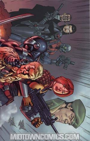 GI Joe Vol 5 #1 Incentive Javier Saltares Wraparound Variant Cover