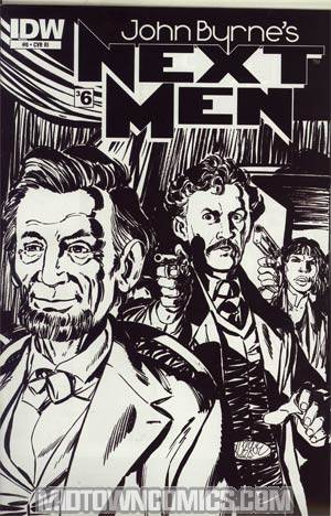 John Byrnes Next Men Vol 2 #6 Incentive John Byrne Sketch Cover