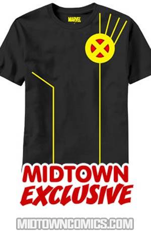 X-Men Cyclops Costume Midtown Exclusive T-Shirt Large