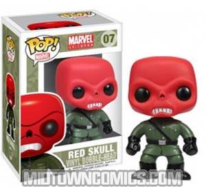 POP Marvel Classic 07 Red Skull Vinyl Bobble Head