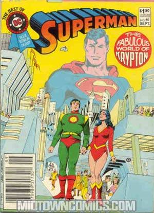 Best Of DC Blue Ribbon Digest #40 Superman The Fabulous World Of Krypton