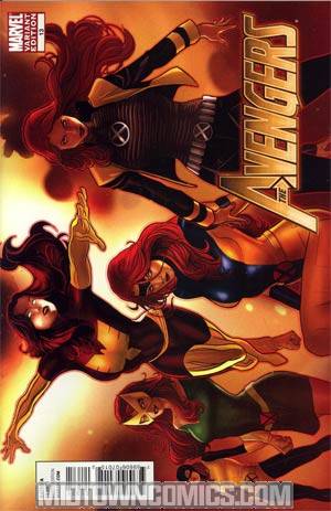 Avengers Vol 4 #13 Cover B Incentive X-Men Evolutions By Paul Renaud Variant Cover (Fear Itself Tie-In)