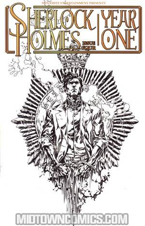 Sherlock Holmes Year One #4 Incentive Daniel Indro Sketch Cover