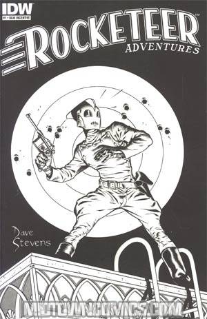 Rocketeer Adventures #1 Cover D Incentive Black & White Edition