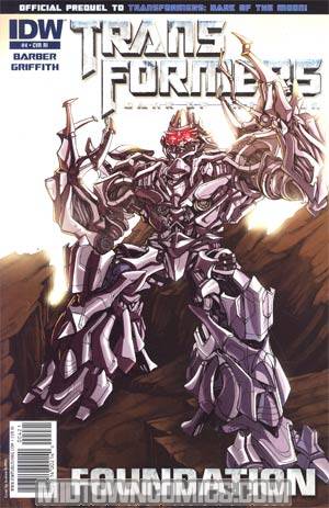 Transformers 3 Movie Prequel Foundation #4 Incentive Andrew Griffith Interconnected Variant Cover