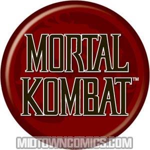 Mortal Kombat Logo Fire Button (81784)