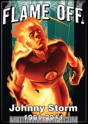 Fantastic Four Flame Off Johnny Storm Magnet (20140MV)