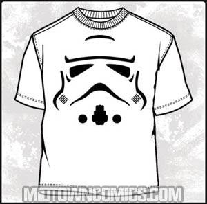 Star Wars Super Trooper White T-Shirt Large