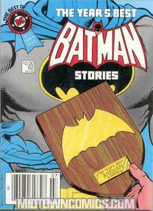 Best Of DC Blue Ribbon Digest #62 Years Best Batman Stories