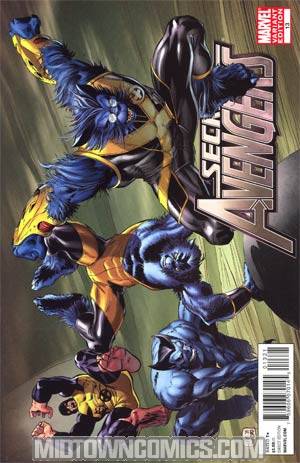 Secret Avengers #13 Incentive X-Men Evolutions Variant Cover (Fear Itself Tie-In)