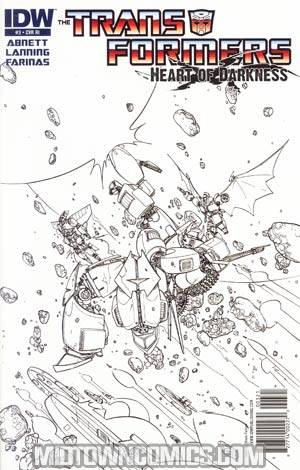 Transformers Heart Of Darkness #3 Incentive Ulises Farinas Sketch Cover