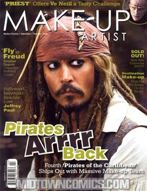 Make-Up Artist Magazine #90 May/Jun 2011 Cover 1 Of 2 Featuring Johnny Depp