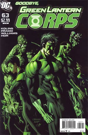 Green Lantern Corps Vol 2 #63 Cover A Regular Tyler Kirkham Cover (War Of The Green Lanterns Epilogue)