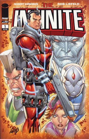 Infinite #1 Cover A Rob Liefeld Bowen (Red Armor) Cover