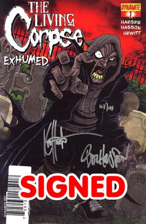 Living Corpse Exhumed #1 DF Signed By Ken Haeser & Buzz Hasson
