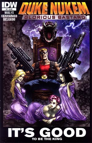 Duke Nukem Glorious Bastard #2 Cover A Regular John K Snyder III Cover