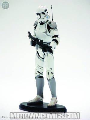 Star Wars Elite Collection 41st Elite Corps Trooper Coruscant Clone Trooper Heavily Armed And Determined 1/10 Statue