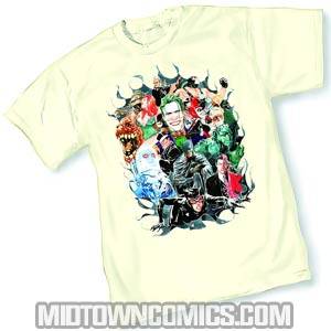 Batman Happy Family By Dustin Nguyen T-Shirt Large