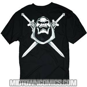 Masters Of The Universe Skeletors Crossed Swords Black T-Shirt Large