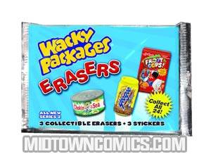 Topps Wacky Packages Eraser Series 2 Blister Card Display