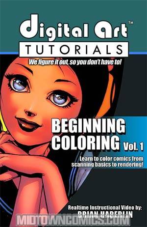 Digital Art Tutorials Beginning Digital Coloring Vol 1 CD-ROM