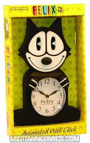 Felix The Cat Animated Clock