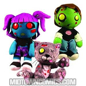 Creepy Cuddlers Zombies Plush Assortment Case
