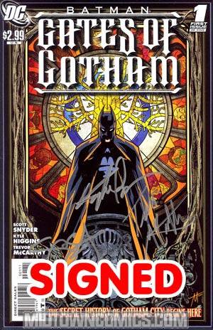 Batman Gates Of Gotham  #1 Cover C Regular Trevor McCarthy Cover Signed By Creators