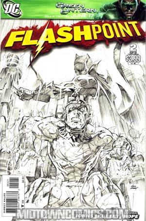 Flashpoint #2 Cover B Incentive Andy Kubert Sketch Cover