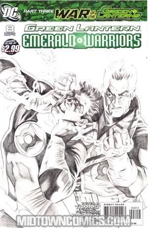 Green Lantern Emerald Warriors #8 Cover C 2nd Ptg (War Of The Green Lanterns Part 3)