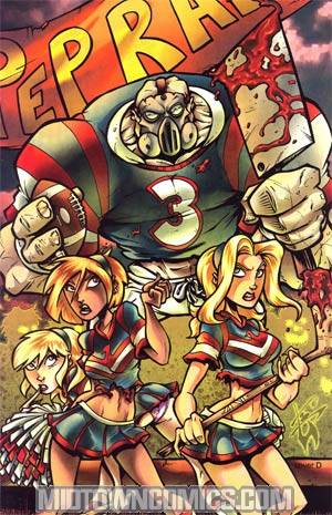 Hack Slash Meets Zombies vs Cheerleaders #1 Cvr D Benjamin Glendenning Cover