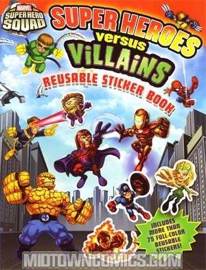 Marvel Super Hero Squad Super Heroes Versus Villains Sticker Book TP