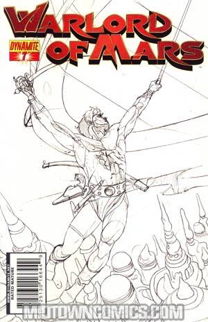 Warlord Of Mars #7 Incentive Joe Jusko Sketch Cover