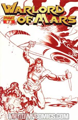 Warlord Of Mars #7 Incentive Stephen Sadowski Martian Red Cover