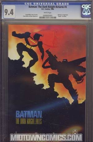 Batman The Dark Knight Returns #4 Cover B CGC 9.4