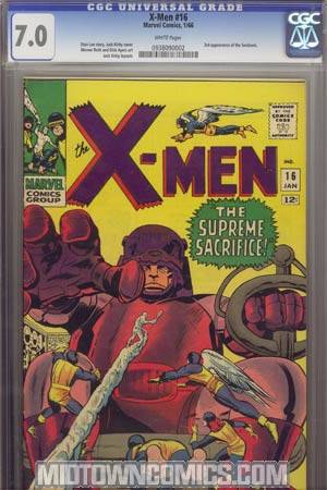 X-Men Vol 1 #16 Cover B CGC 7.0