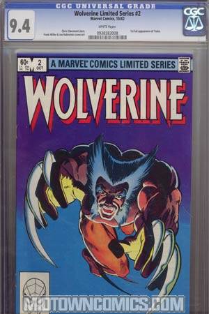 Wolverine #2 Cover B CGC 9.4