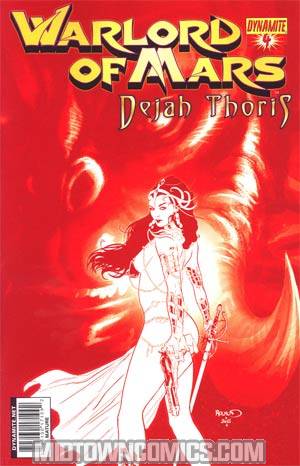 Warlord Of Mars Dejah Thoris #4 Incentive Paul Renaud Martian Red Cover