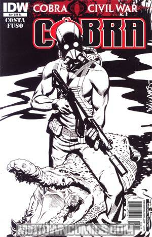 Cobra #2 Incentive David Williams Sketch Cover (Cobra Civil War Tie-In)