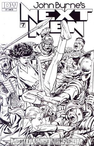 John Byrnes Next Men Vol 2 #7 Incentive John Byrne Sketch Cover